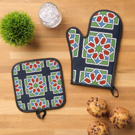 Andalusien 4 ofenhandschuh & Topflappen-Set