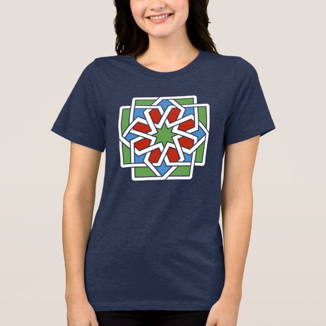 Andalusien 4 Tri-Blend shirt (Vorderseite)
