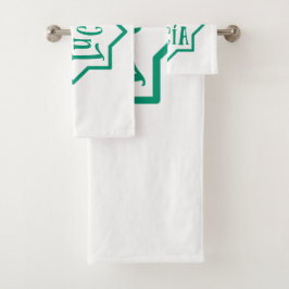 Andalusien 5 badhandtuch set