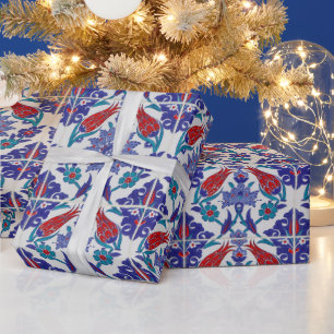 Andalusien Antiquitäten Spanien Tulip Rose Geschenkpapier