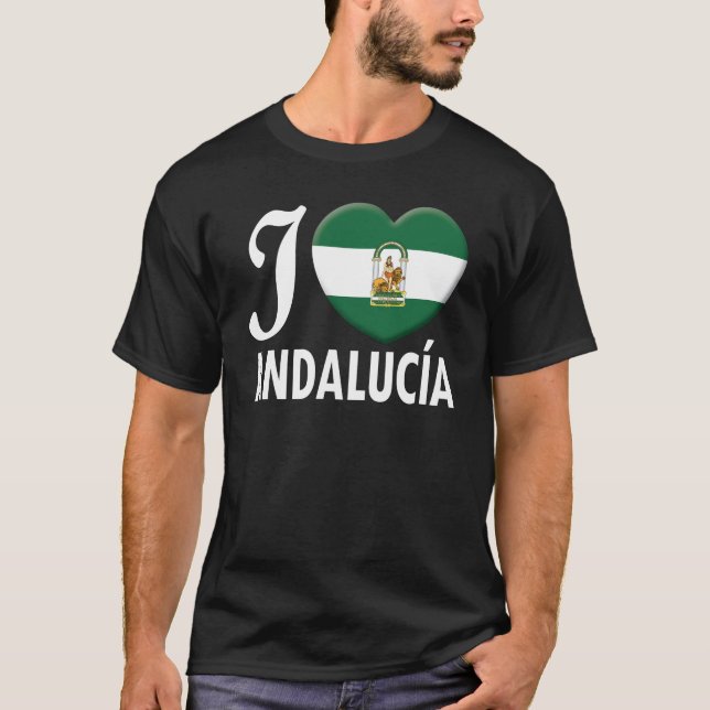 Andalusien-Liebe W T-Shirt (Vorderseite)