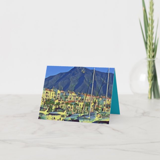 Andalusien - MARBELLA - Panorama Karte (Vorderseite)