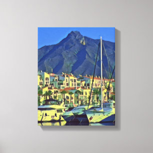 Andalusien - MARBELLA - Panorama Leinwanddruck