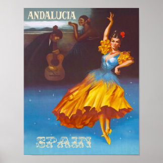 Andalusien, Spanien Poster