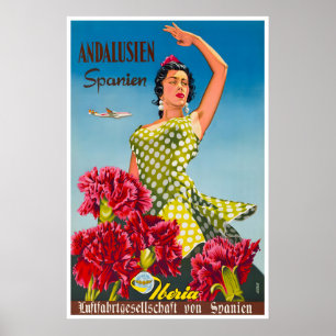 Andalusien Spanien Poster Reise Kunst Tourismus Dr