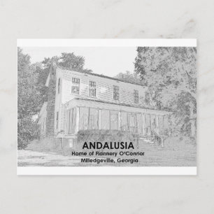 Andalusien - Zuhause von Flannery O'Connor Postkarte