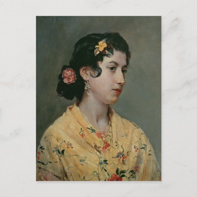 Andalusierin, 1898 postkarte (Vorderseite)