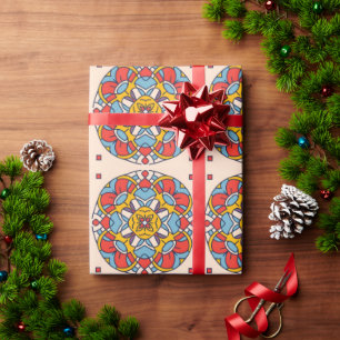 Andalusisch-marokkanische Mosaikkirche Geschenkpapier