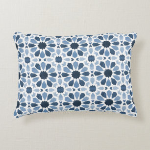 Andalusische Echoes: Boho marokkanische Geometrie Dekokissen