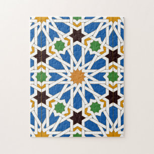 Andalusische Fliesen 10 (Real Alcazar, Sevilla) Puzzle