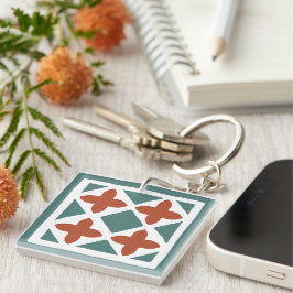 Andalusische Fliesen 15 Schlüsselanhänger