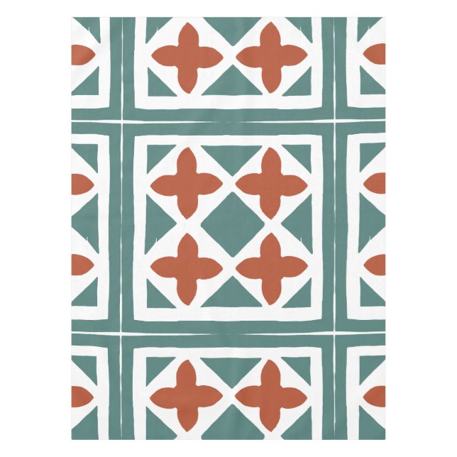 Andalusische Fliesen 15 Tischdecke (Vorderseite)