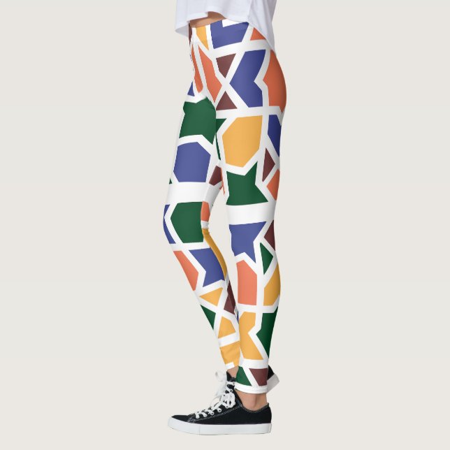 Andalusische Fliesen 1 Leggings (Links)