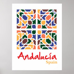 Andalusische Fliesen 1 Poster