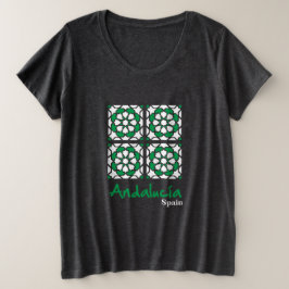 Andalusische Fliesen 2 Große Größe T-Shirt