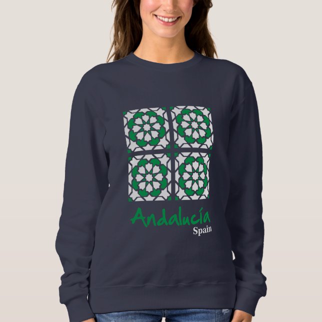 Andalusische Fliesen 2 Sweatshirt (Vorderseite)