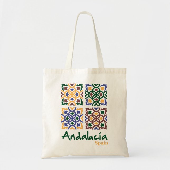 Andalusische Fliesen 3 Tragetasche (Vorne)