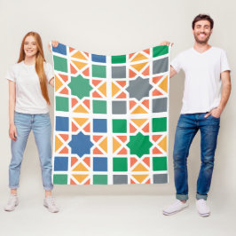 Andalusische Fliesen 4 Fleecedecke