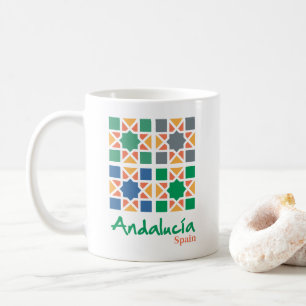 Andalusische Fliesen 4 Kaffeetasse