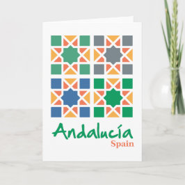 Andalusische Fliesen 4 Karte