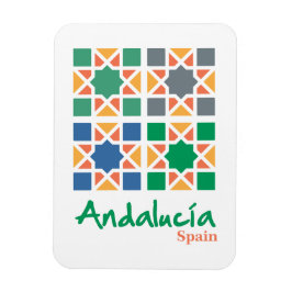 Andalusische Fliesen 4 Magnet