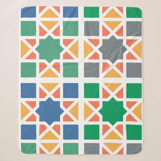 Andalusische Fliesen 4 Sherpadecke (Vorderseite)