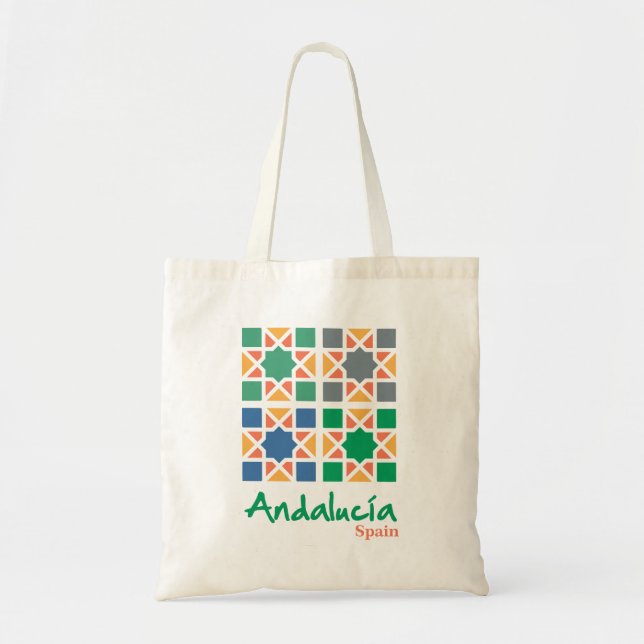 Andalusische Fliesen 4 Tragetasche (Vorne)