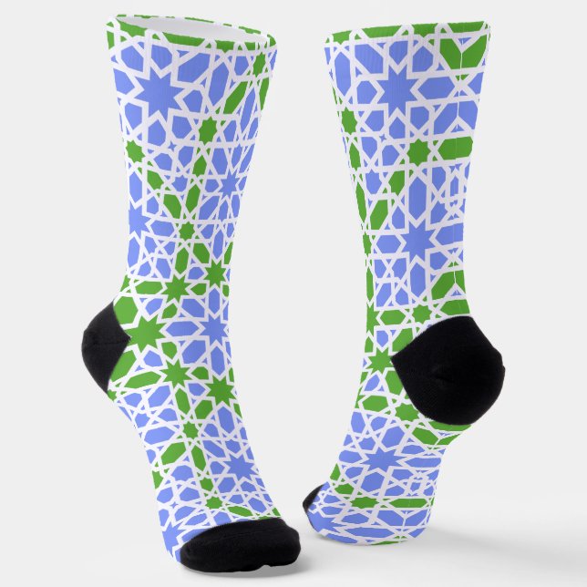 Andalusische Fliesen 7 Socken (Gewinkelt)