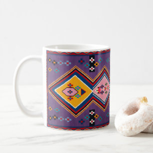 Andalusisches Erbe Geometrische Feine Kunst Kaffeetasse