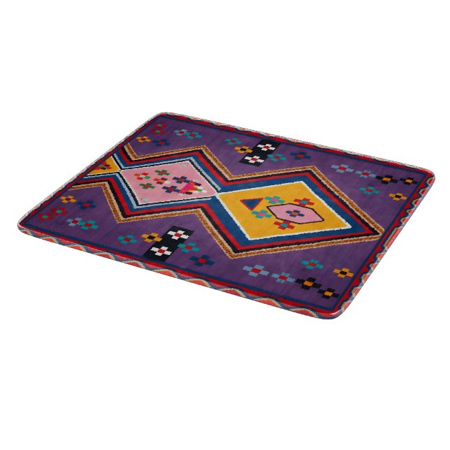 Andalusisches Erbe Geometrische Feine Kunst Schneidebrett (Ecke)