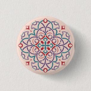andalusisches Mosaik Button