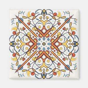 andalusisches Mosaik Magnet