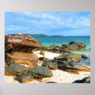 Andamanische Küste nahe Phuket Poster