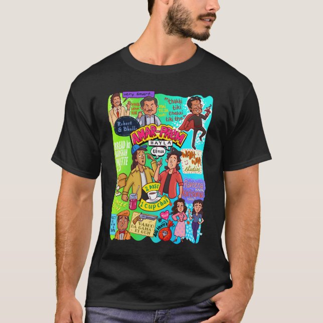 Andaz apna apna doodle T-Shirt (Vorderseite)