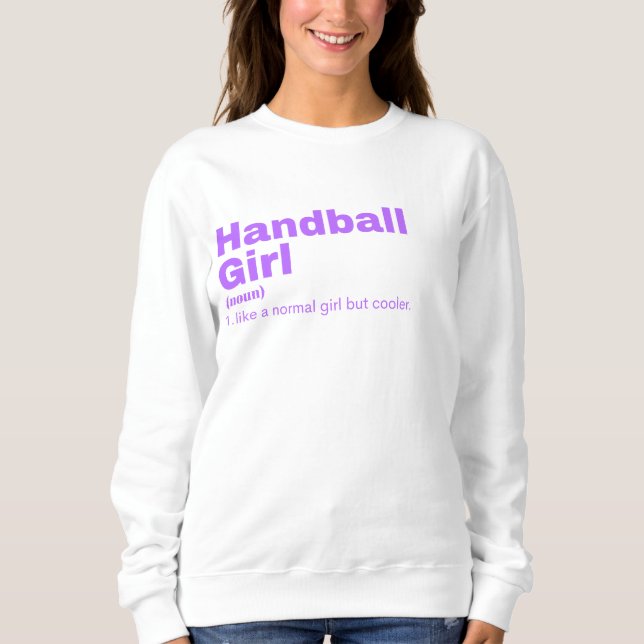 Andball Girl - Handball Sweatshirt (Vorderseite)