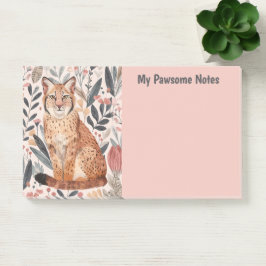 Andean-Bergkatze Boho My Pawsome Personal Post-it Klebezettel