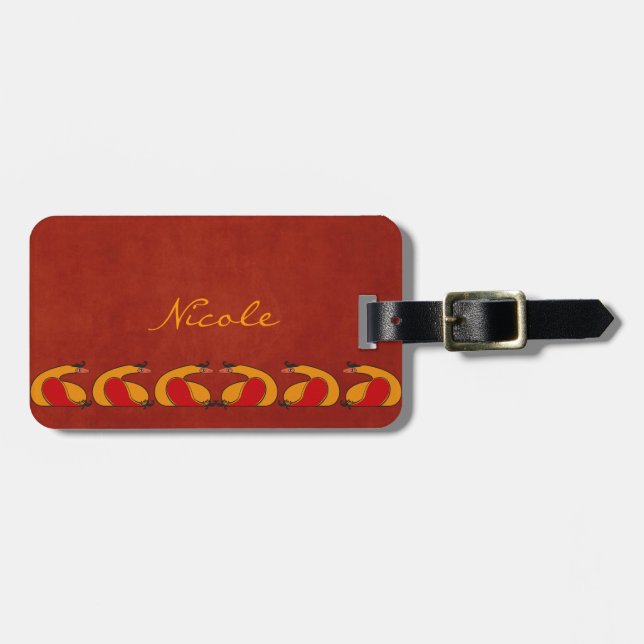 Andean Lazy Bird Gepäckanhänger (Vorderseite horizontal)