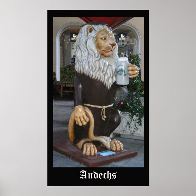 Andechs Lion Poster (Vorne)