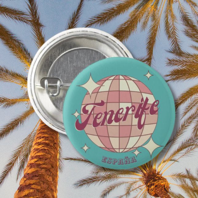 Andenken an die Kanarische Insel Teneriffa Button (Von Creator hochgeladen)