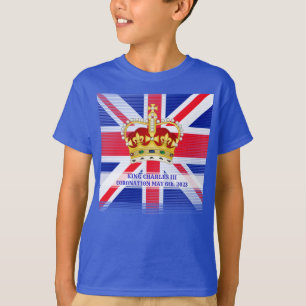 Andenken an die Krönung des Königs Charles III T-Shirt