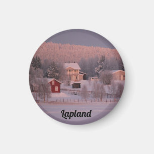 Andenken an Lappland Magnet