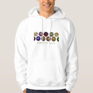 Andenken-Elch-MedaillonHoodie Park City Utah Hoodie