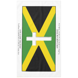 Andenken | JAMAICA FLAG | Kreuzschrift 60"x104" Tischdecke