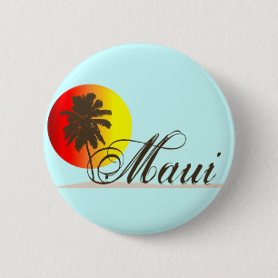 Andenken Mauis Hawaii Button
