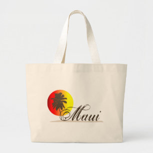 Andenken Mauis Hawaii Jumbo Stoffbeutel