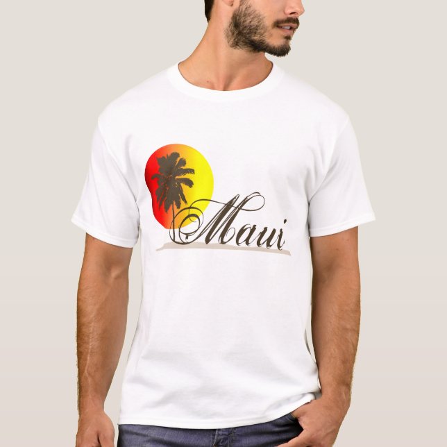 Andenken Mauis Hawaii T-Shirt (Vorderseite)