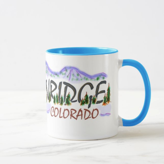 Andenken-Tasse Breckenridges Colorado Tasse (Rechts)