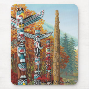 Andenken-Vancouver-Kunst-Geschenke Vancouvers Mousepad