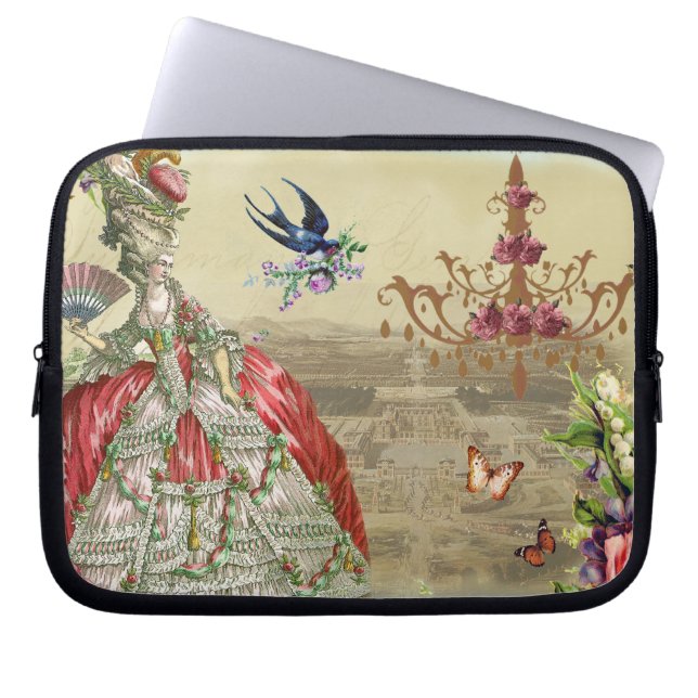 Andenkende Versailles Laptopschutzhülle (Vorderseite)