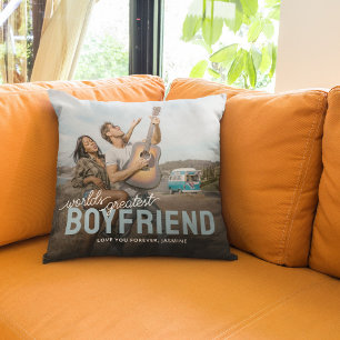 Andenkenfoto vom besten Freund Kissen